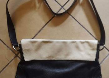 Anne Klein duża torba shopper z naturalnej skóry pasek regulowany