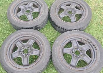 Felgi strukturalne 16 5x110 opel wraz z oponsmi zimowymi