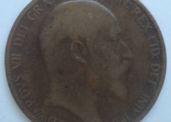 ANGLIA-1 PENNY (PENS)-1903 r-(EDWARDVS V||)-BRĄZ