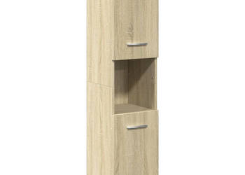 Szafka łazienkowa dąb sonoma 30x30x130 cm płyta wiórowa WM-849635
