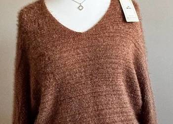 Sweter damski Made in Italy z moherem