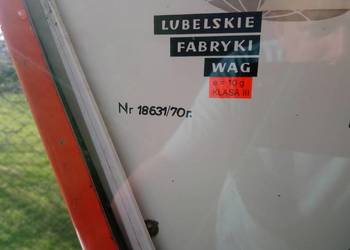 WAGA LUBELSKIE FABRYKI WAG 1970 rok
