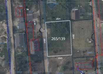 Działka budowlana 1008m2, Nowe Grochale