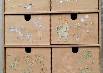 szafka z półkami organizer minikomoda Ikea