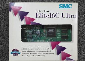 SMC EtherCard Elite16C Ultra BOX NOWA NOS ISA Retro 8216C Made in Ireland
