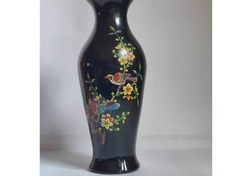 Dong Tam unikat wazon flakon puchar amfora laka japońskie słowiki vintage r