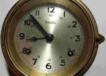 Niemiecki zegar morski HERMLE, bije szklanki