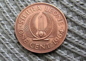 Sierra Leone 1 Cent 1964r - Ładna