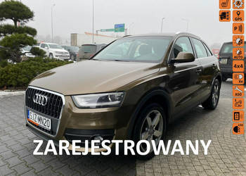 Audi Q3 quattro, podgrz. fot., AUTOMAT, tempomat, multifunkcja, LED, bixen…