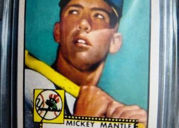 Karta Michey Mantle Rookie Card #311 1952 Reprint