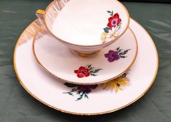 Filiżanka ze spodkiem i talerzykiem porcelana Bareuther Waldsassen Bavaria