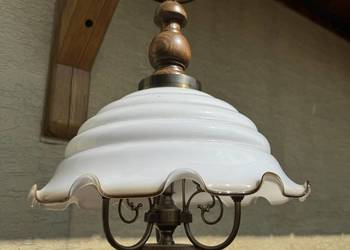 Lampa wisząca stylowa  żyrandol świeczkowy zwis oświetlenie