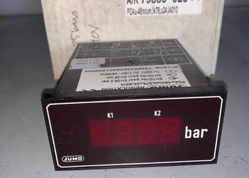 Jumo PDAe-48m indicator operator panel 0-25 bar.
