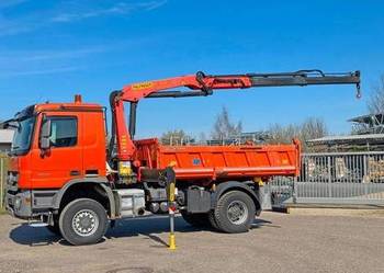 Mercedes 1844 Wywrotka 4x4 z dzwigiem Palfinger