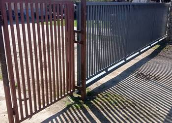 Brama przesuwna wjazdowa bramka kpl