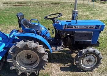 Iseki TX1410 z glebozgryzaką,oraz  pług, brony, i belka z hakiem