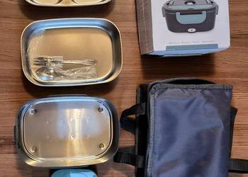 Elektryczny lunch box podgrzewany 1500ML 60W stal nierdzewna