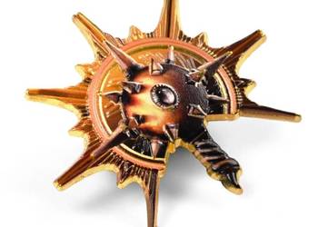 Cleric Class Badge | 10 cm | Metal | Przypinka | Baldur’s Gate 3