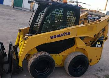 Komatsu sk 818 bobcat ładowarka  galeo zamiana laweta