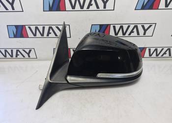  BMW F30 F31 LUSTERKO LEWE LEWY PRZÓD 6PIN 668 SCHWARZ II