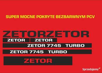 naklejki zetor 7745 turbo