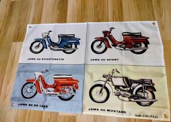 Banery plakaty jawa sport 250, mustang,60x90cm,jawa 50 typ 20 CZ175,CZ350,