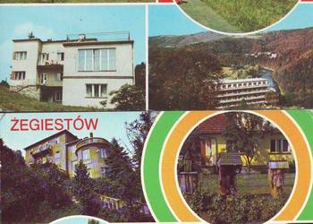 K. Pocz  Żegiestów  - widoki z koresp   2 poz.