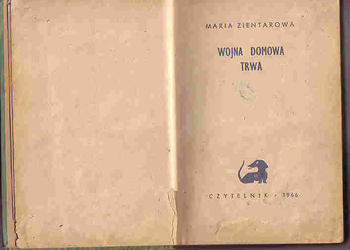 (4333) WOJNA DOMOWA TRWA – MARIA ZIĘTAROWA