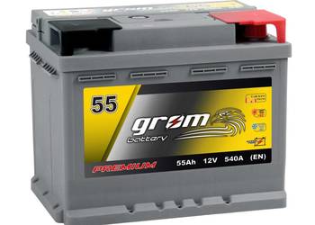Akumulator GROM Premium 55Ah 540A EN DTR