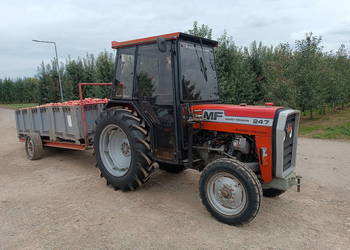 Ciągnik sadowniczy Massey Ferguson 247v z rąk prywatnych.