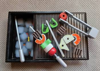 Melissa&Doug drewniany zestaw grillowy
