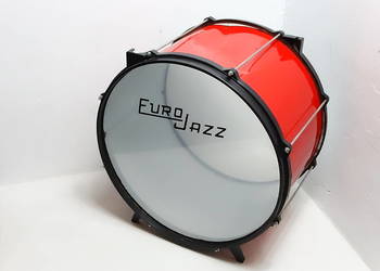 Czerwony Bęben Basy Centrala Instrument Muzyczny Euro Jazz Dziecięcy