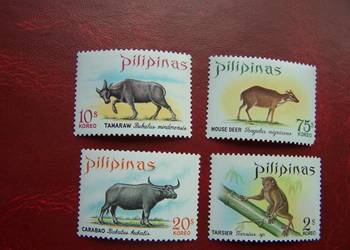 Filipiny 1969 MNH Mi. 866/69 Fauna Zwierzęta  a