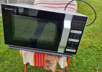 Mikrofala SHARP z Grillem – Płaskie dno (bez talerza)