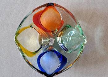 Popielniczka Huta Chribska lata 60-te Josef Hospodka - "Murano" "Rumunia"