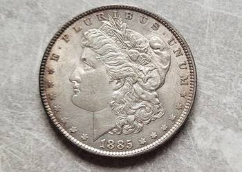 7) USA srebro - 1 Dollar - 1885 r. MORGAN