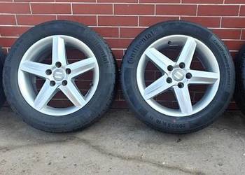 Koła alufelgi VW, Seat 5x112 16 cali Continental 6,5mm 205/55/16