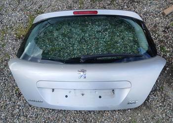 Klapa tylna bagażnika kompletna Peugeot 207 EU,HB,5D lak ETSC