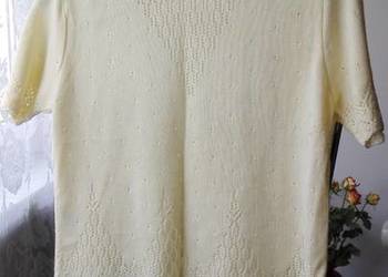 MARKS & SPENCER_AŻUROWA BLUZKA ECRU R. 42/XL