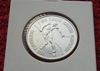 MONETA 20000 ZŁ IGRZYSKA LILLEHAMMER 1993 ROK !!! POLSKA