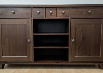 Kredens- komoda-drewno -FREDERICA-IKEA HEMNES-akacja-sosna