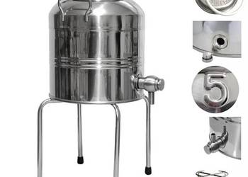 Antałek beczułka Bańka Beczka ze stali nierdzewnej z kranem kranik inox 5L