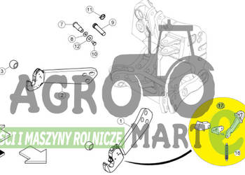 6005025333, 60 0502 533 3 ZESTAW NAPRAWCZY HAKA CLAAS