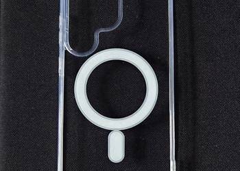 Etui/case klasyczne przezroczyste z MagSafe na Samsunga Galaxy s25 ultra