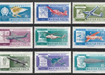 WĘGRY - POCZTA LOTNICZA - 1962 - CZYSTE**
