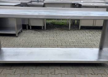 Stół Gastro z Półką - 200/60/85 cm - M.1179 N