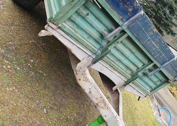 Przyczepa jednoosiowa sztywna star nie wywrotka 6-7 ton