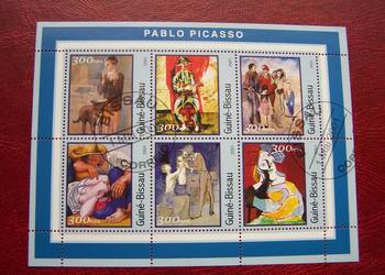 Gwinea Bissau 2001 CTO Malarstwo Pablo Picasso