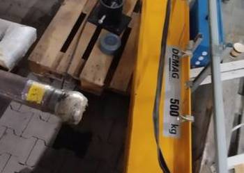 Żuraw obrotowy / przyścienny DEMAG 500 kg + Wciągnik łańcuchowy DC-COM 5-50