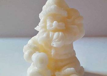 Sojowa świeczka Święty Mikołaj świąteczna świeczka sojowa mini Mikołaj